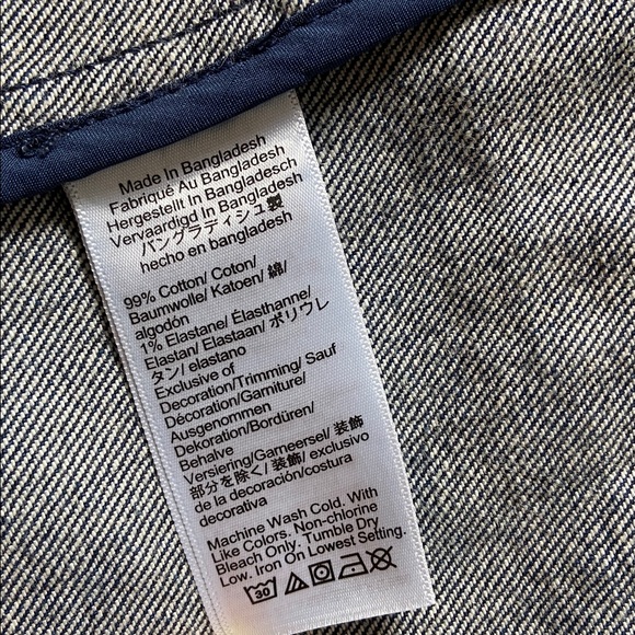 J. Crew Denim Field Barn Jacket, Blue, Sz M, NWT - Picture 9 of 12